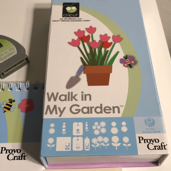 Cricut Hand Craft Card-making Cartridge Walk in My Garden Cartridge Fina… - Picture 2 of 9